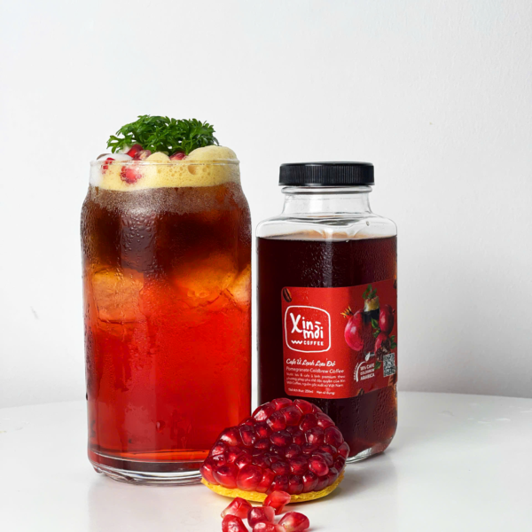 Café Ủ Lạnh Lựu Đỏ